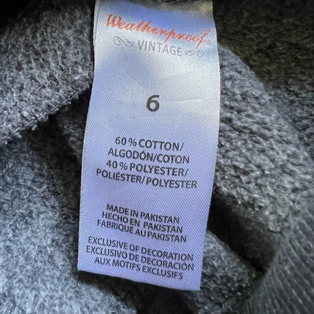 Weatherproof Vintage Youth 6 Grey Sweatpants